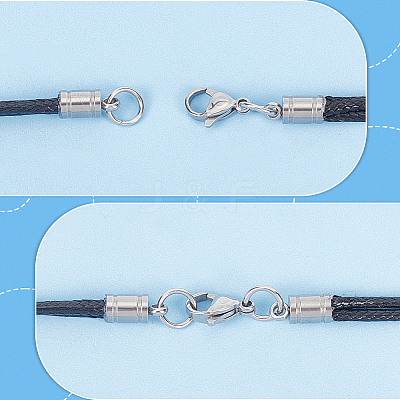 20 Sets 304 Stainless Steel Lobster Claw Clasps STAS-PH0004-74-1