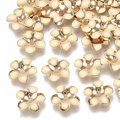 Brass Bead Caps X-KK-T055-002G-NF-1