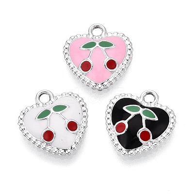 Alloy Enamel Pendants PALLOY-T092-33P-1