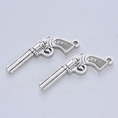 Tibetan Style Alloy Pendants TIBE-R316-118AS-RS-1