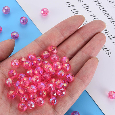 Transparent Acrylic Beads MACR-S373-64-C08-1