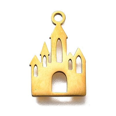 201 Stainless Steel Pendants STAS-R136-11G-1