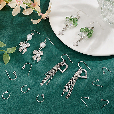 925 Sterling Silver Earring Hooks STER-PH0002-50-1
