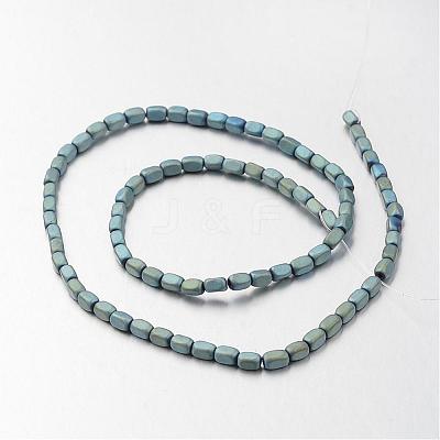 Electroplate Non-magnetic Synthetic Hematite Bead Strands G-F300-40B-F-1