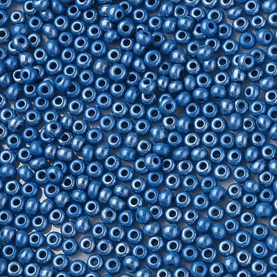 11/0 Czech Opaque Glass Seed Beads SEED-N004-003B-01-1
