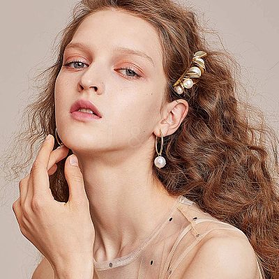 Iron Flat Alligator Hair Clip Findings IFIN-PH0023-65G-1
