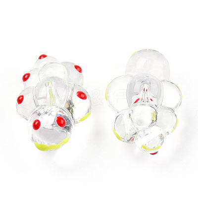 Transparent Acrylic Beads ACRC-T012-01-D01-1