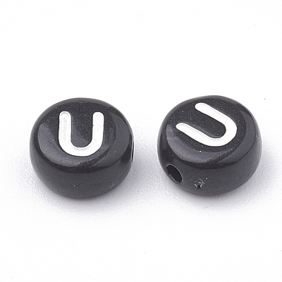 Opaque Acrylic Beads SACR-N002-02U-1