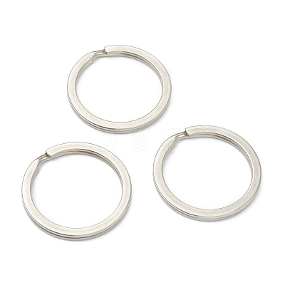 Tarnish Resistant 304 Stainless Steel Keychain Clasp Findings STAS-B012-02E-P-1