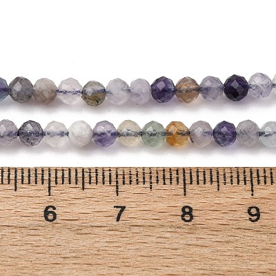 Natural Fluorite Beads Strands G-RM2025-A37-4mm-1