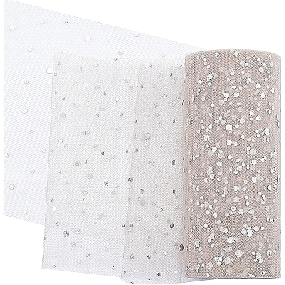 Glitter Sequin Deco Mesh Ribbons OCOR-BC0008-37-1