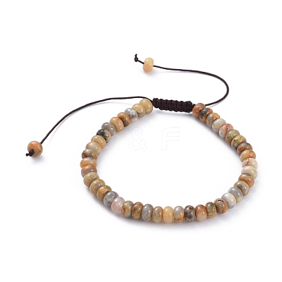 Braided Bead Bracelets BJEW-JB04913-01-1