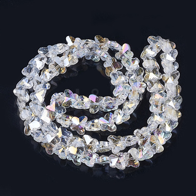 Electroplate Glass Beads EGLA-Q091-10mm-B19-1