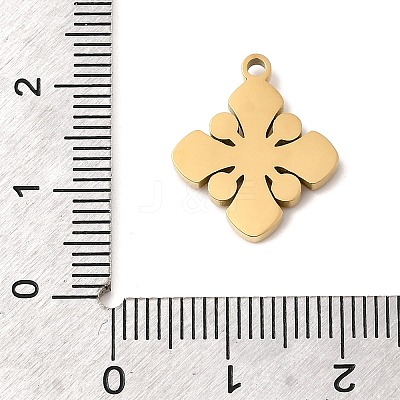 304 Stainless Steel Pendants STAS-K297-02E-G-1