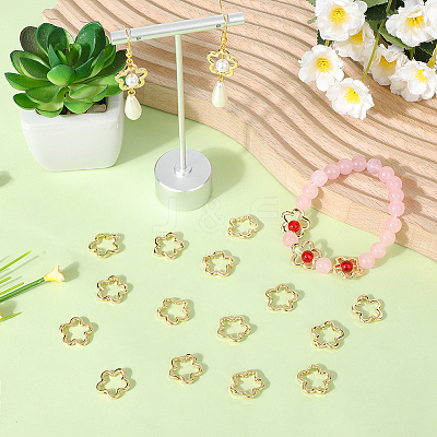20Pcs Alloy Bead Frame FIND-SC0017-73G-1