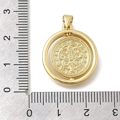 Brass Pendants KK-D431-032G-1