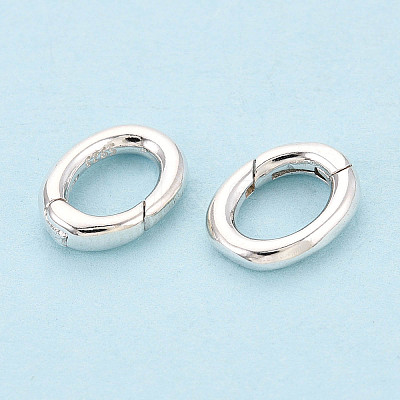 925 Sterling Silver Spring Gate Clasps STER-T008-74S-1