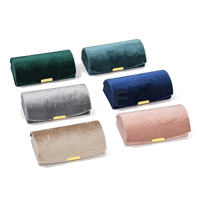 Arch Shaped Velvet Jewelry Set Storage Boxes CON-Z009-03-1