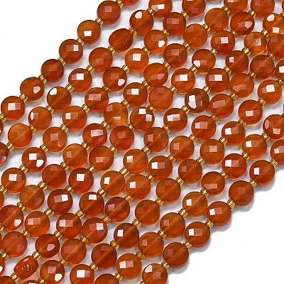 Natural Carnelian Beads Strands G-K389-B19-01-1