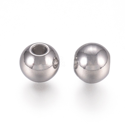 Non-Tarnish 316 Surgical Stainless Steel Beads X-STAS-I144-01C-1