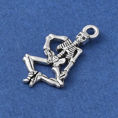 Tibetan Style Alloy Pendants for Halloween PALLOY-O002-09C-AS-1