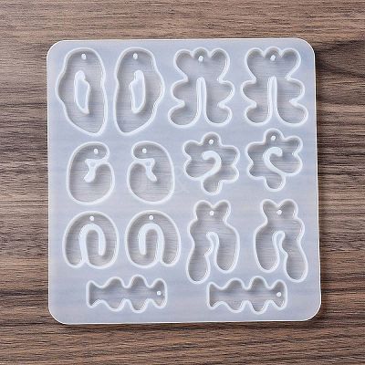 DIY Irregular Shape Pendant Silicone Molds LS-DIY-F134-05C-1