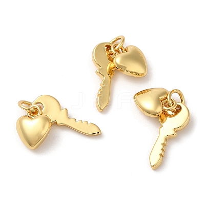 Eco-Friendly Brass Pendants KK-M246-20G-1
