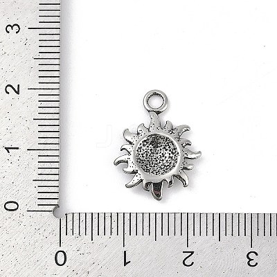 316 Surgical Stainless Steel Pendants STAS-G349-08AS-1