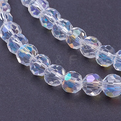 Electroplate Glass Beads Strands LS-EGLA-J042-6mm-AB03-1