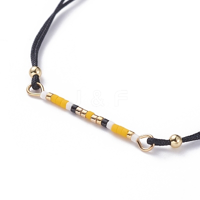 Adjustable Braided Bead Bracelets BJEW-JB04853-1