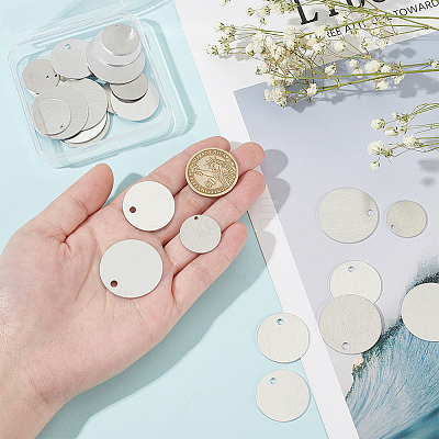 30Pcs 3 Styles Aluminum Pendants ALUM-WR0001-01-1