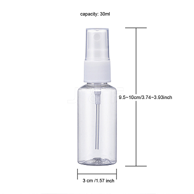 30ml PP Plastic Pressing Spray Bottle LS-MRMJ-F006-12-1
