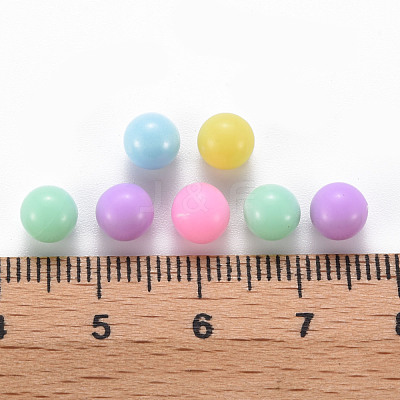 Opaque Acrylic Beads PAB702Y-A01-1