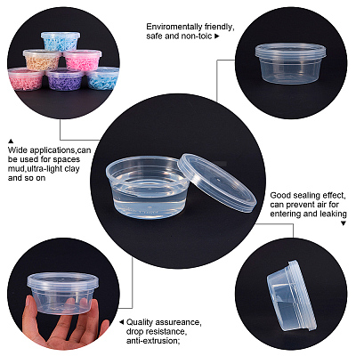 Column Plastic Bead Containers CON-BC0003-04-1