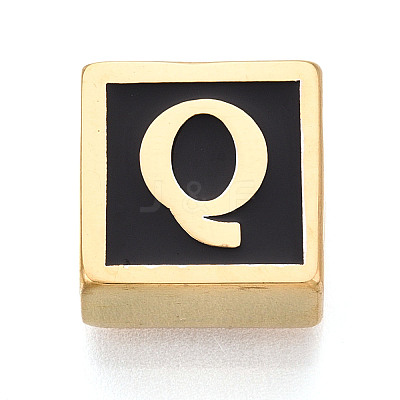 304 Stainless Steel Black Enamel Square Spacer Bars STAS-T073-58Q-G-1