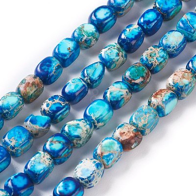 Natural Regalite/Imperial Jasper/Sea Sediment Jasper Beads Strands G-Z008-01A-1