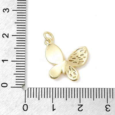 Brass Micro Pave Cubic Zirconia Pendants KK-H529-49G-1