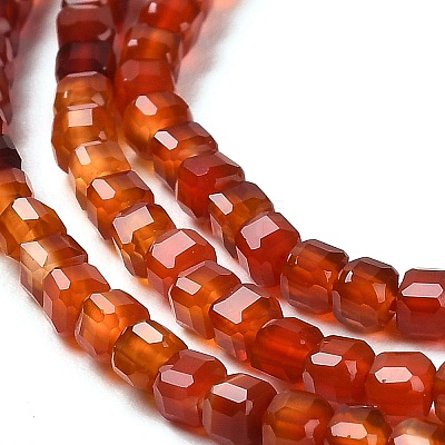 Natural Carnelian Beads Strands G-Q002-C01-02-1