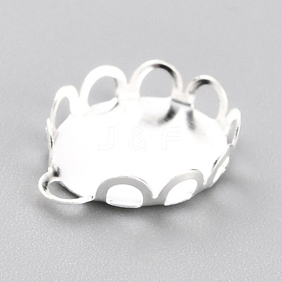 304 Stainless Steel Charms Cabochon Settings STAS-Y001-11S-1