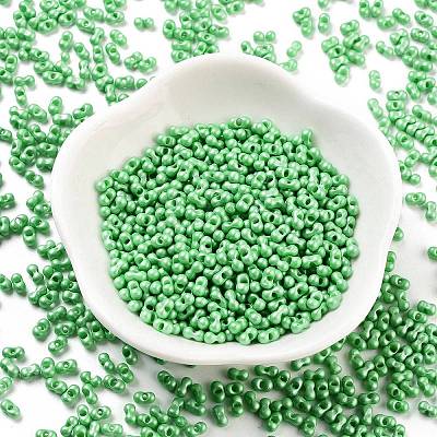 Opaque Colours Glass Seed Beads SEED-A033-06O-1