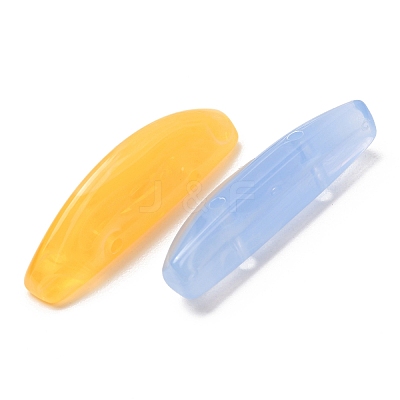 Two-Tone Imitation Gemstone Acrylic Beads AC-CBA7B05-01-1