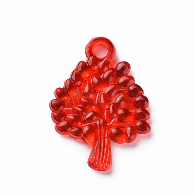 Transparent Acrylic Pendants MACR-N013-023-1