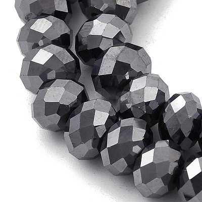 Synthetic Terahertz Stone Beads Strands G-H327-N03-01-1