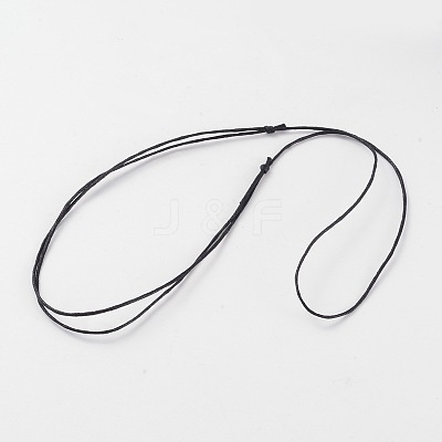 Korea Waxed Cotton Cord Necklace Making NJEW-JN01472-04-1