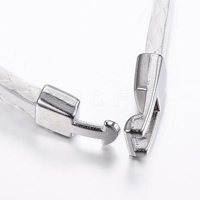 Leather Cord Multi-strand Bracelets BJEW-P169-H-1