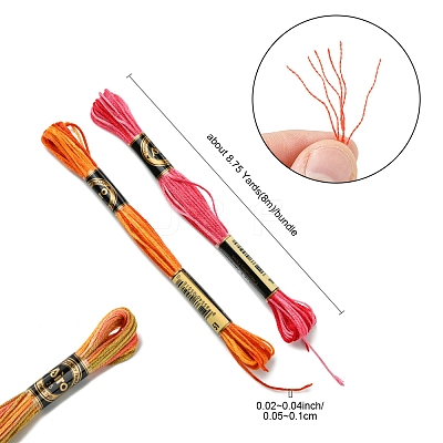 6-Ply Polyester Embroidery Floss OCOR-FZ0001-01E-1