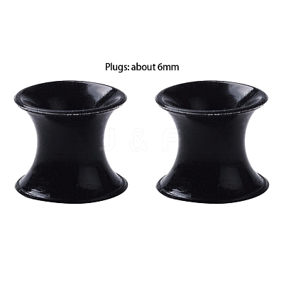 32Pcs 16 Colors Silicone Thin Ear Gauges Flesh Tunnels Plugs FIND-YW0001-17A-1