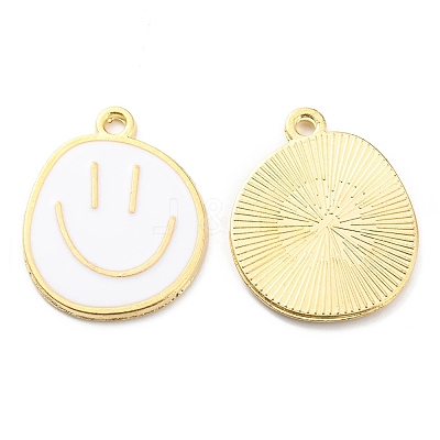 Alloy Enamel Pendants ENAM-D051-18G-1