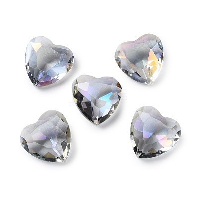 Transparent Glass Rhinestone Cabochons RGLA-B003-03B-1