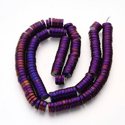Electroplate Non-magnetic Synthetic Hematite Beads Spacers Strands G-Q486-75-1